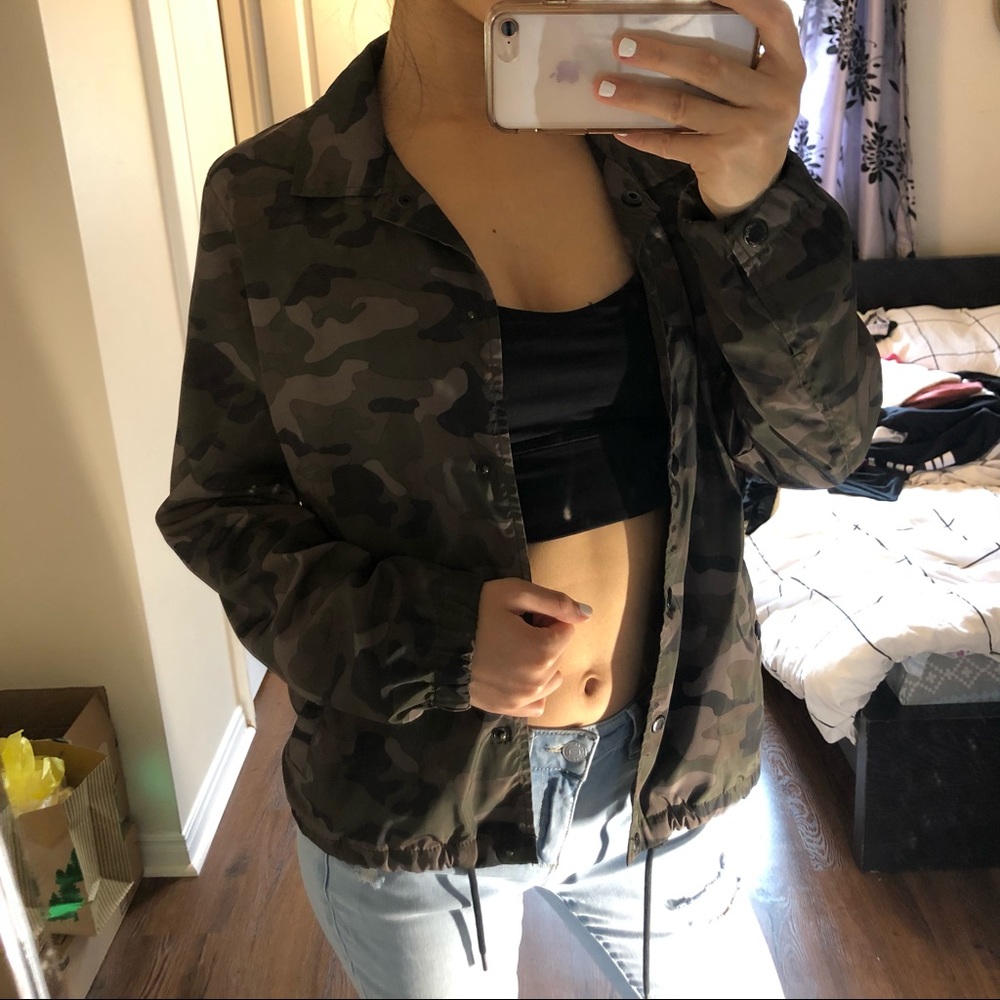 American Eagle Camp Windbreaker